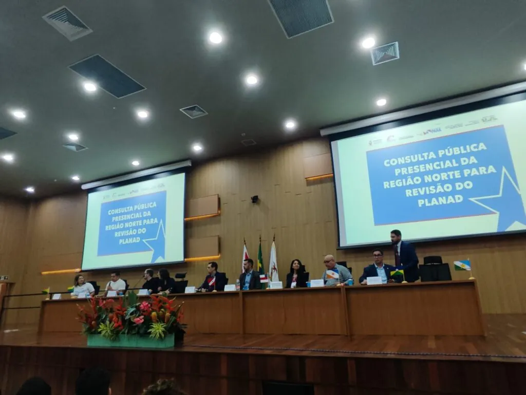 Consulta Pública Planad - Etapa Norte realizado na sede do Tribunal de Justiça de Belém do Pará planad