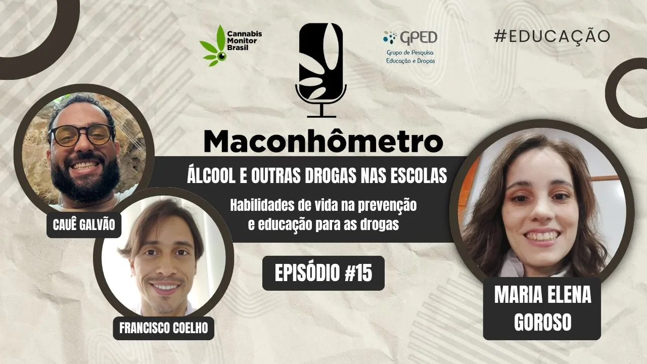 Maconhômetro Educação podcast Drogas Escolas