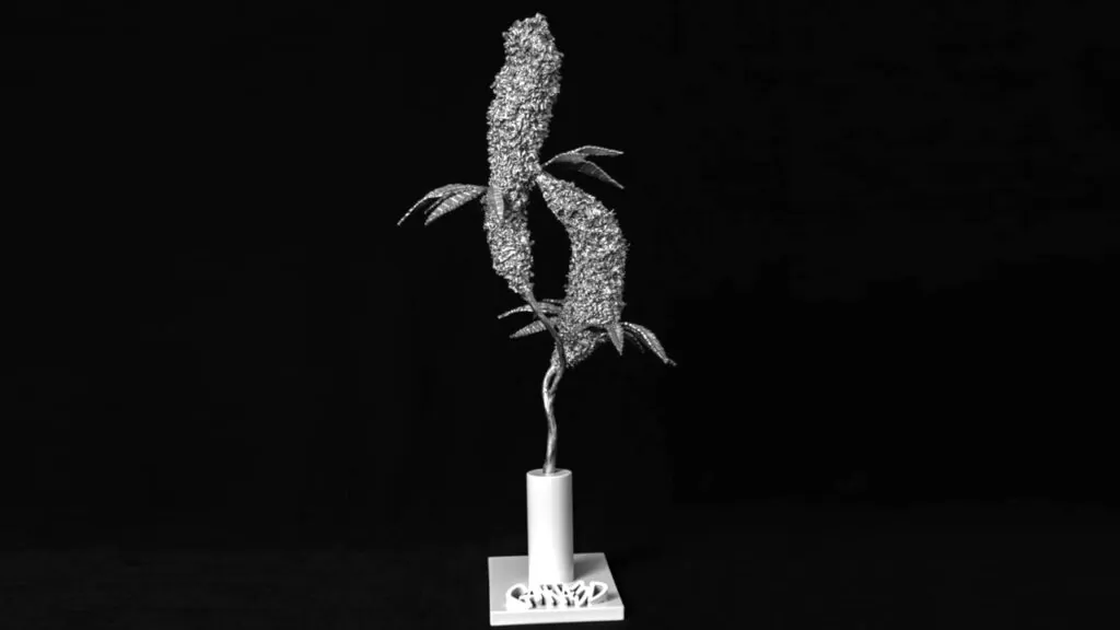 Planta Botânica Escultura